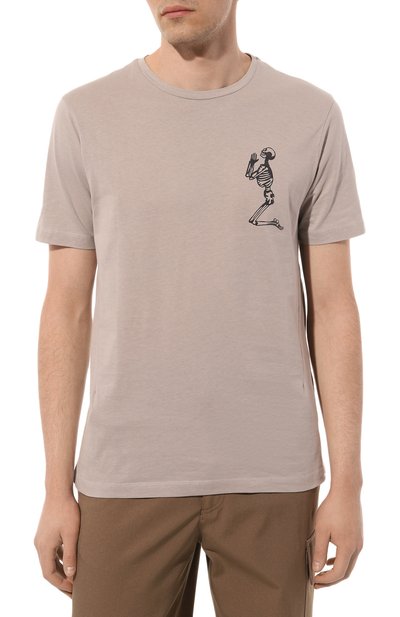 Хлопковая футболка RELIGION бежевого цвета по цене 5195 руб., арт. 12TLTN03, фото 3 Хлопковая футболка RELIGION, арт. 12TLTN03, фото 3