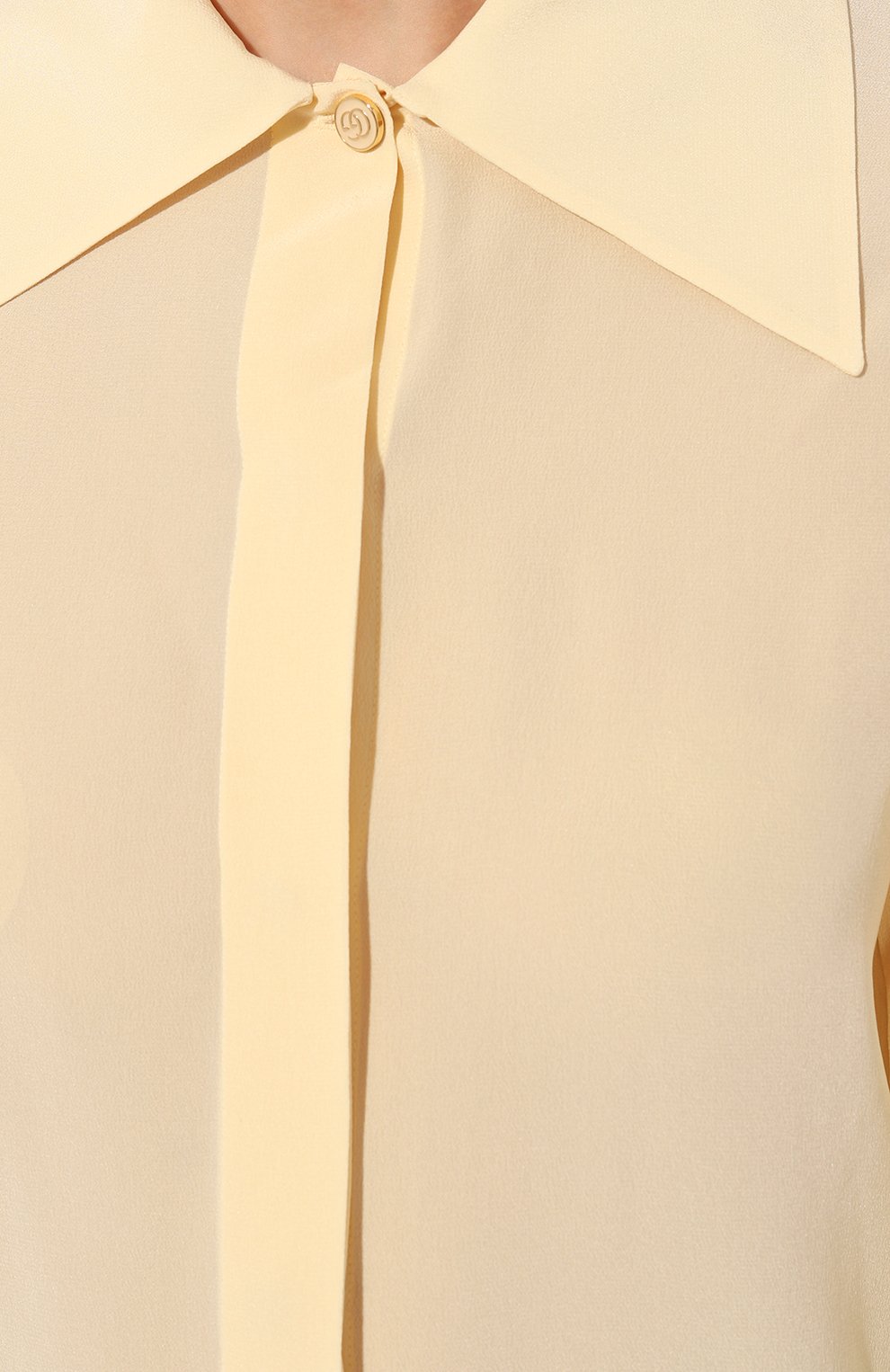 Шелковая блузка GUCCI, арт. 643266 ZAAOG, фото 5