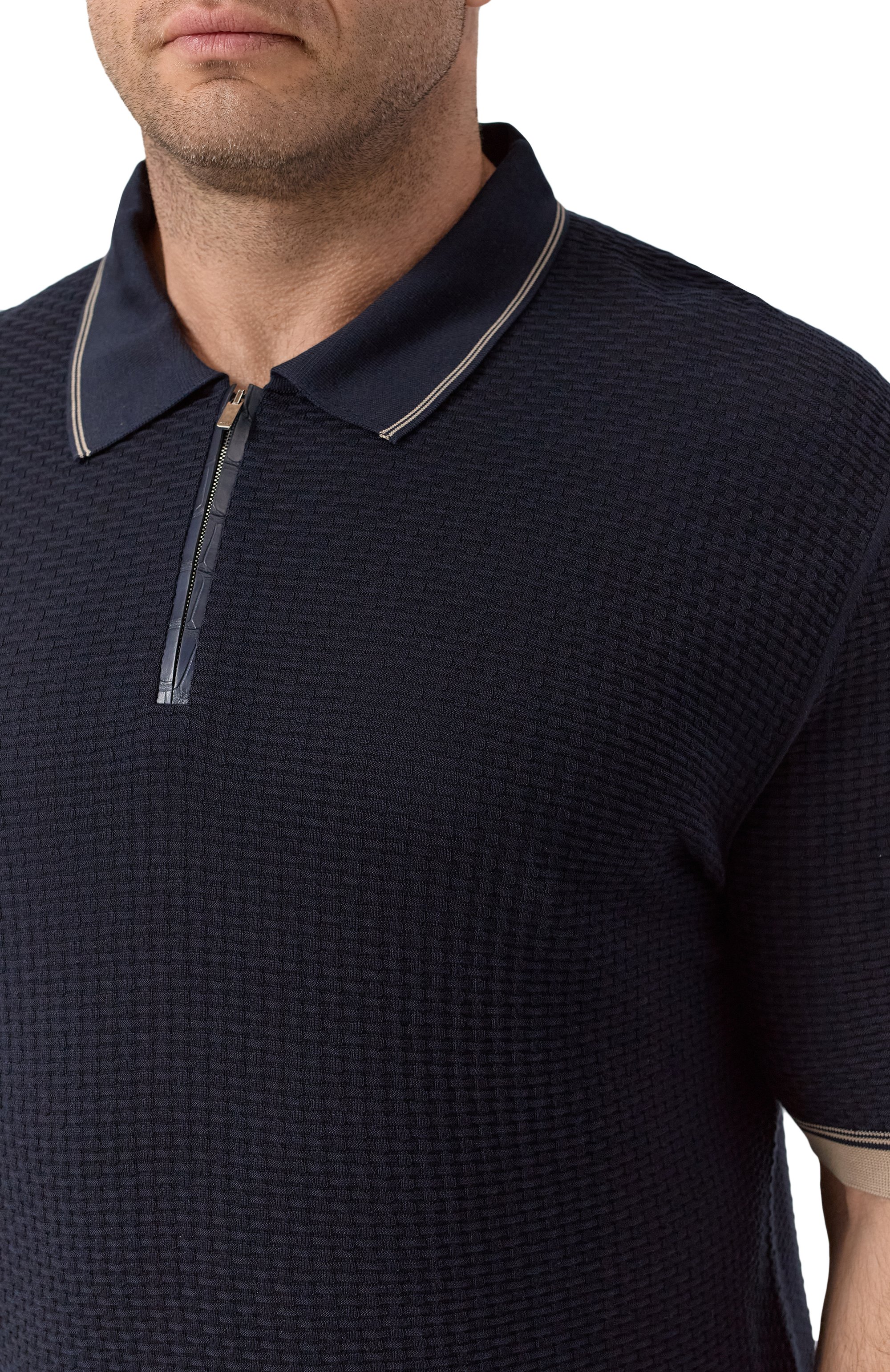 Шелковое поло ZILLI, арт. KZP002M0641VBSH00/62, фото 5