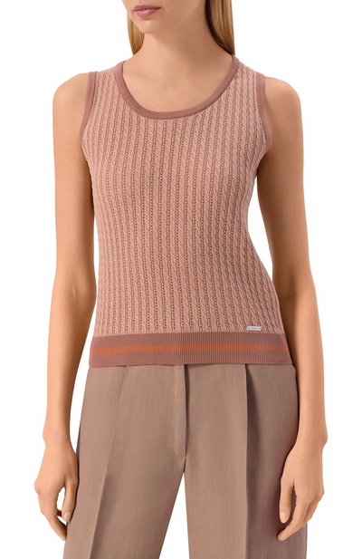 Хлопковый топ KITON, арт. D61783, фото 3