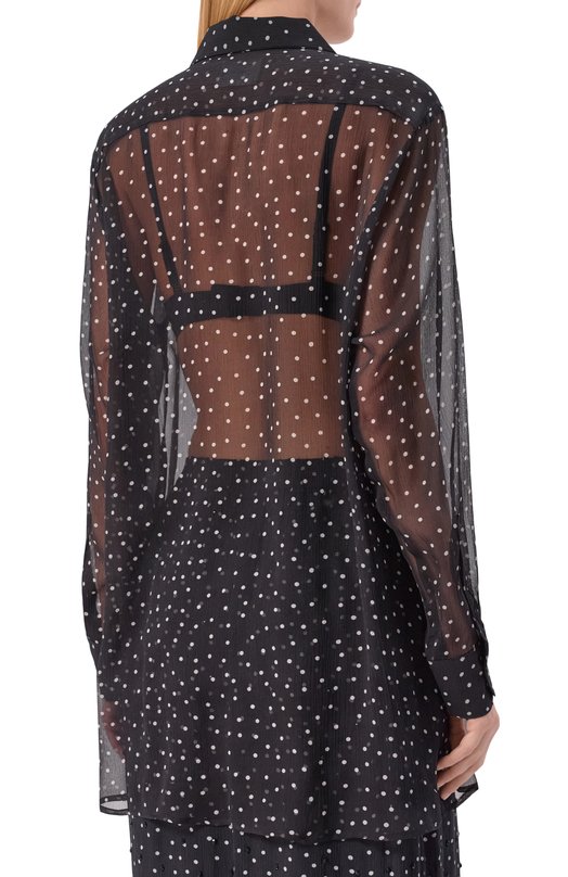 Шелковая блузка Albus Lumen AL.RT26.BL0USE1 Чёрный  AL.RT26.BL0USE1 Фото 4