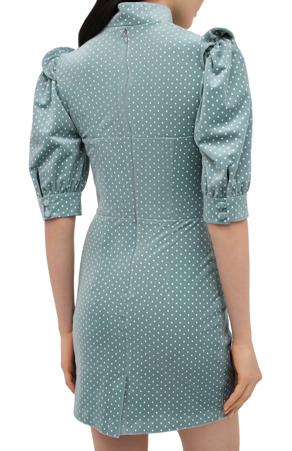 Платье из вискозы MASTERPEACE зеленого цвета по цене 37500 руб., арт. MP-PF20-10, фото 4 Платье из вискозы MASTERPEACE, арт. MP-PF20-10, фото 4