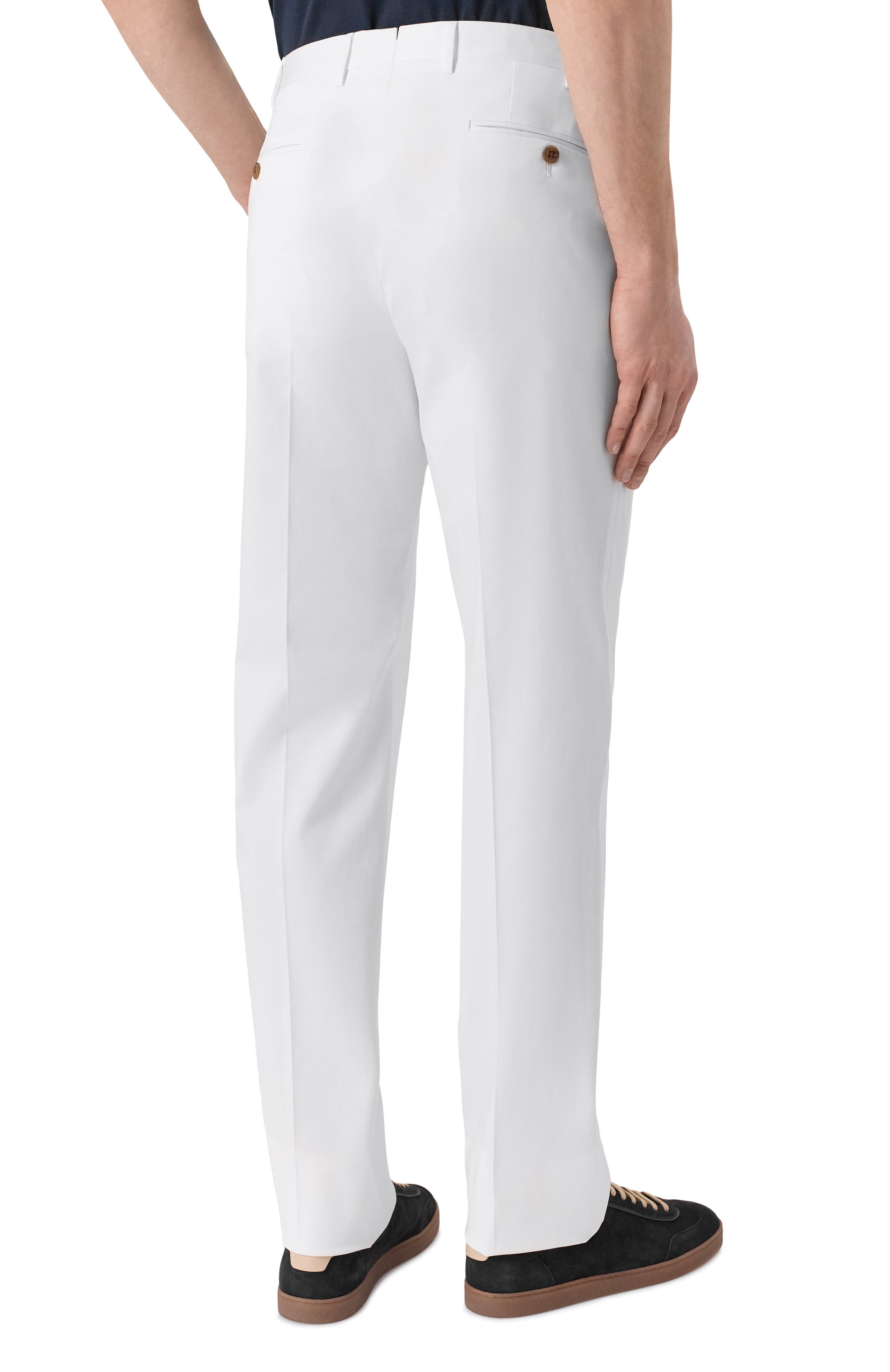 Хлопковые брюки CORNELIANI, арт. 275B01/2714517, фото 4