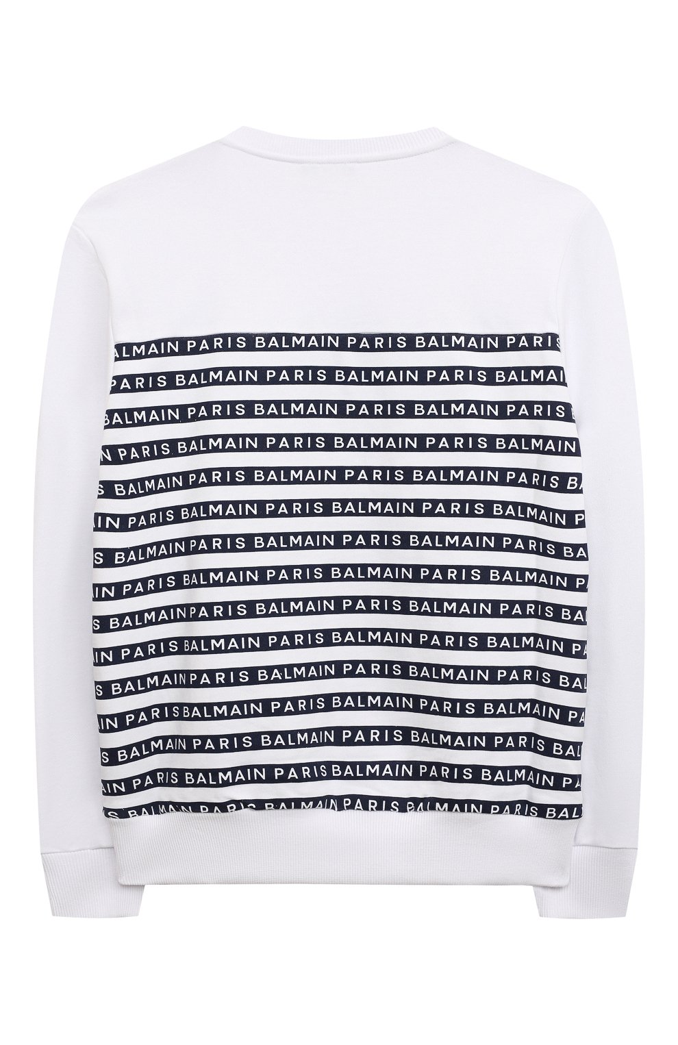 Хлопковый свитшот BALMAIN разноцветного цвета по цене 20700 руб., арт. BU4P60, фото 2 Хлопковый свитшот BALMAIN, арт. BU4P60, фото 2