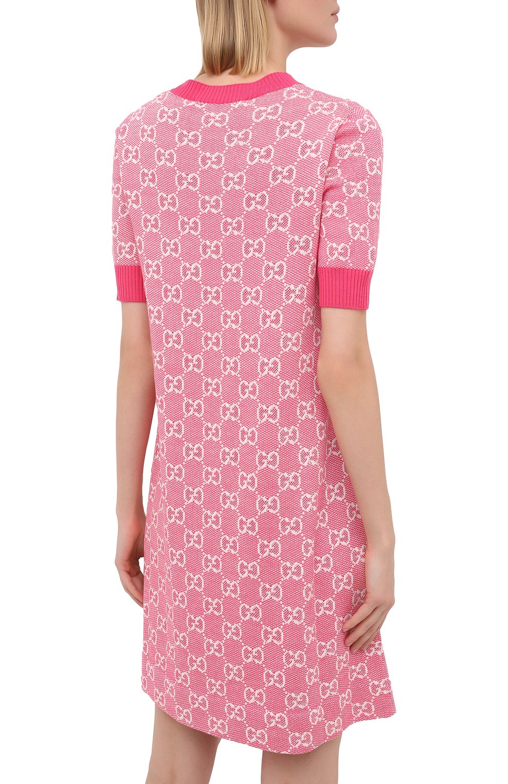 Платье из шерсти и хлопка GUCCI, арт. 629464/XKBHQ, фото 4