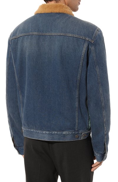 Утепленная джинсовая куртка GUCCI, арт. 552048 XDAFZ, фото 4