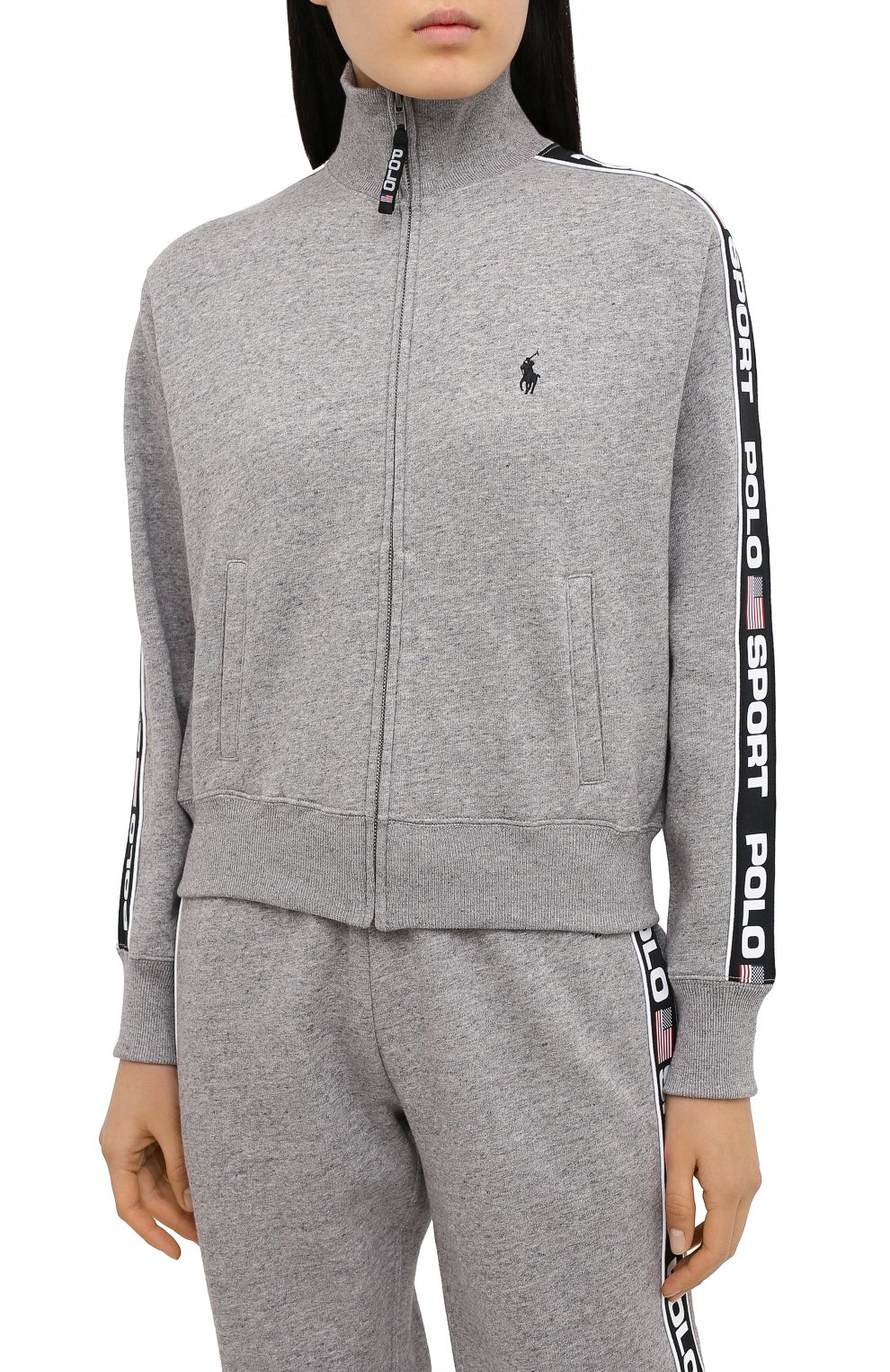 Хлопковый кардиган POLO RALPH LAUREN серого цвета по цене 24100 руб., арт. 211818565, фото 3 Хлопковый кардиган POLO RALPH LAUREN, арт. 211818565, фото 3