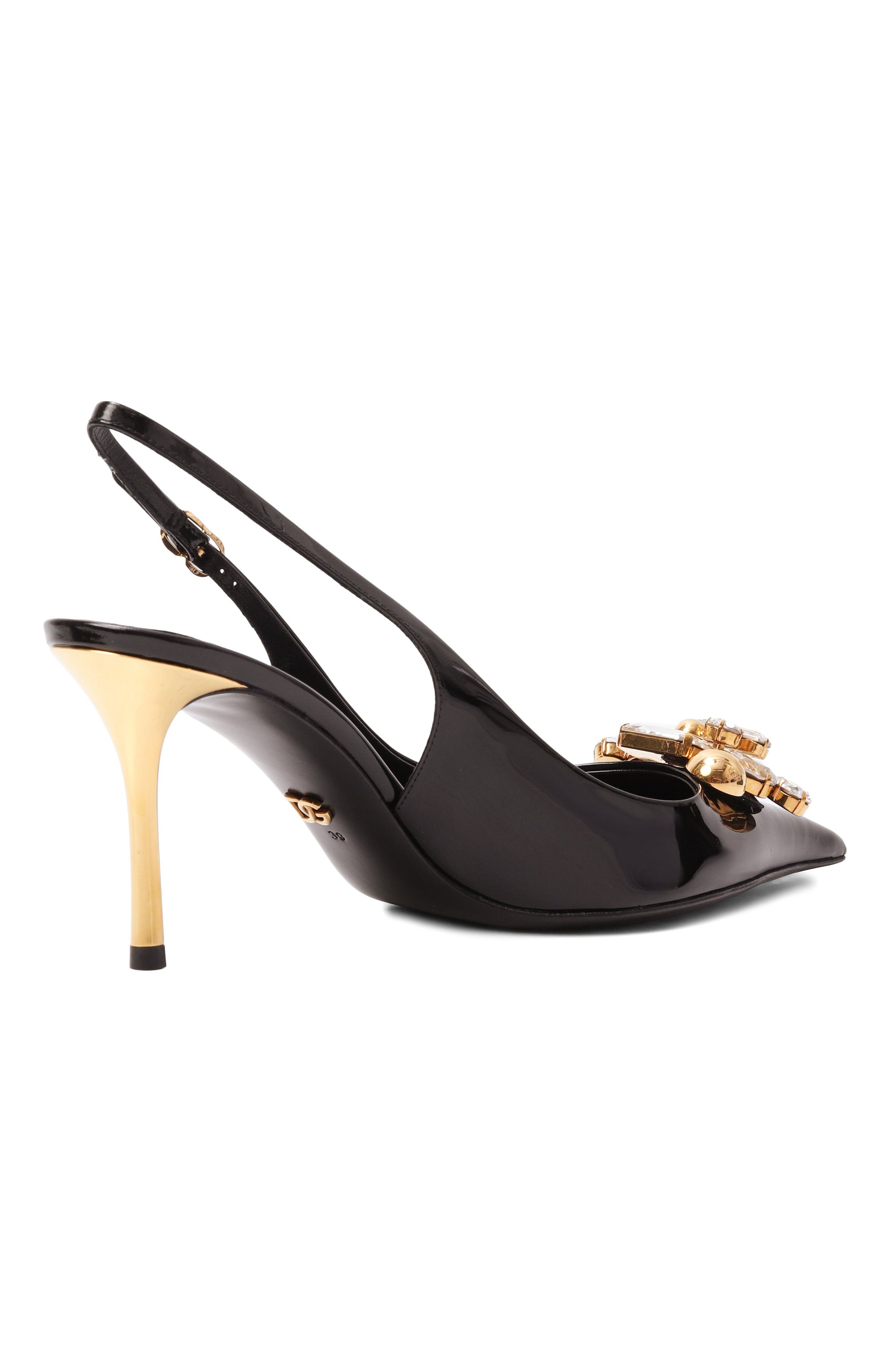 Кожаные туфли cuore 75 DOLCE & GABBANA, арт. CG1011/AZ188, фото 5