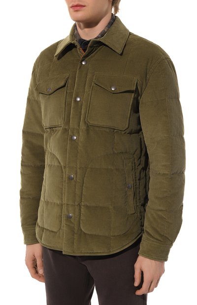 Пуховая куртка из вельвета WOOLRICH, арт. CFWOOS0130MRUT3805, фото 3