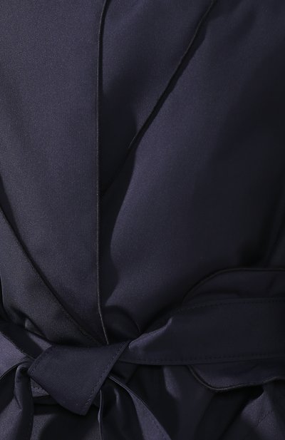 Плащ с поясом GIORGIO ARMANI темно-синего цвета по цене 226500 руб., арт. 9SH0L01Z/T00NY, фото 5 Плащ с поясом GIORGIO ARMANI, арт. 9SH0L01Z/T00NY, фото 5