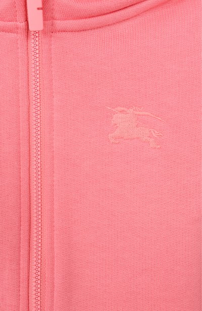 Хлопковый кардиган BURBERRY розового цвета по цене 39950 руб., арт. 8121275, фото 3 Хлопковый кардиган BURBERRY, арт. 8121275, фото 3