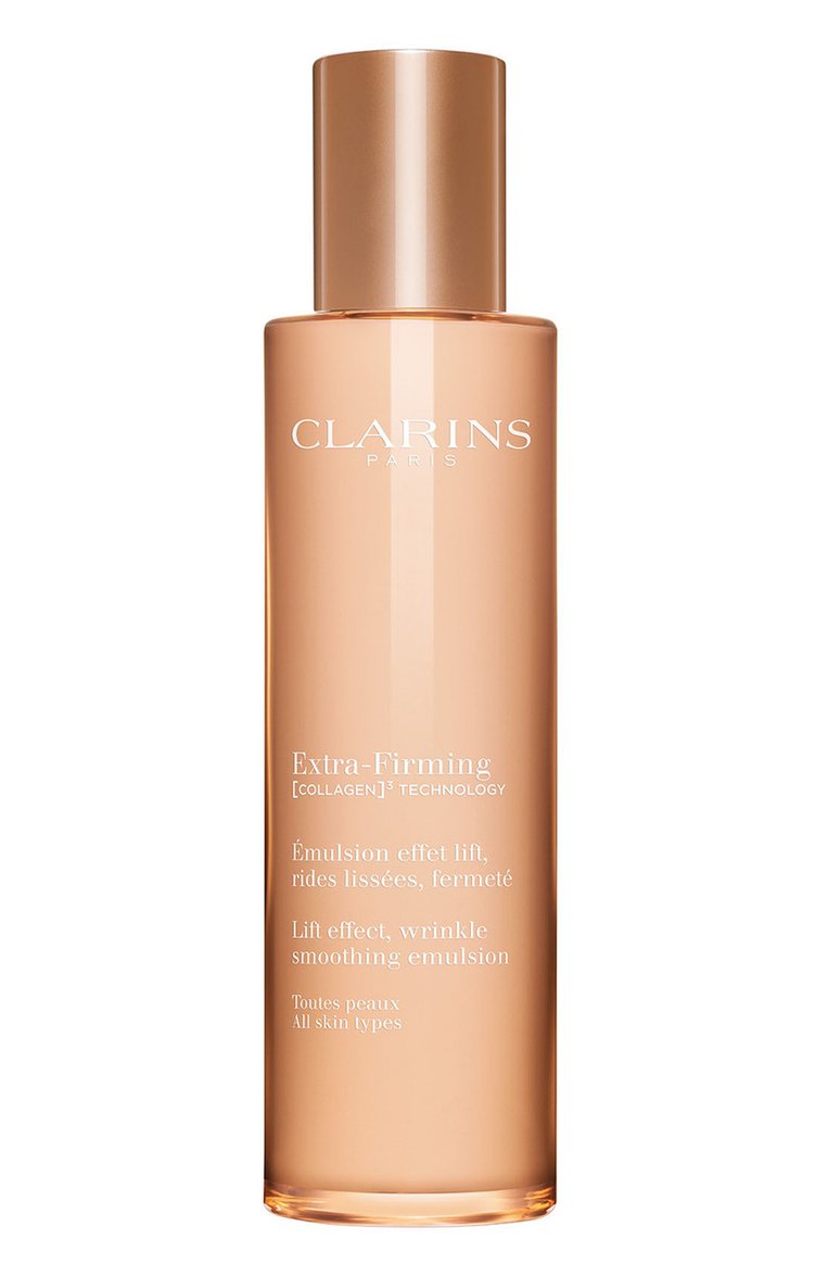 Регенерирующая эмульсия для любого типа кожи extra-firming (100ml) CLARINS бесцветного цвета, арт. 80110139 | Фото 1 (Тип продукта: Эмульсии; Нос: Не проставлено; Назначение: Для лица; Региональные ограничения белый список (Axapta Mercury): Не проставлено; Косметика кросс-кт: Антивозрастной уход)