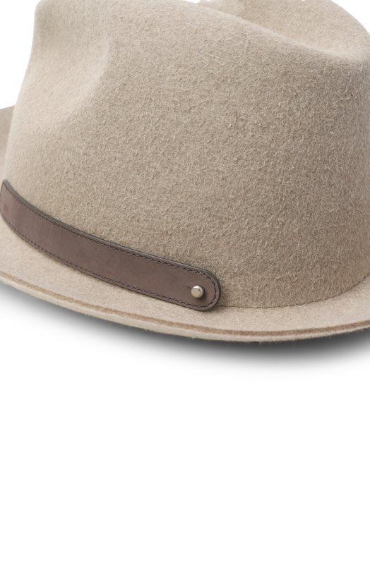 Шерстяная шляпа Agnona AK10U3YE/U1121E Бежевый  AK10U3YE/U1121E Фото 3