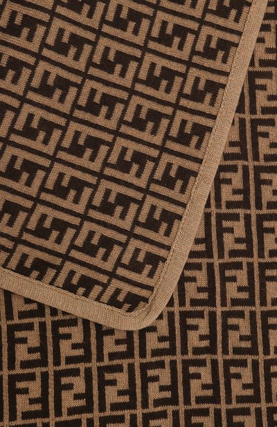 Одеяло из хлопка и кашемира FENDI, арт. BUJ166/A3TE
