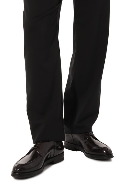 Кожаные дерби W.GIBBS бордового цвета по цене 66050 руб., арт. 0639010/2536, фото 3 Кожаные дерби W.GIBBS, арт. 0639010/2536, фото 3