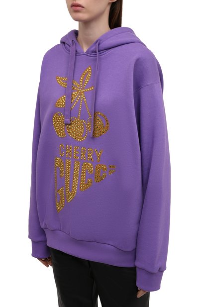 Хлопковое худи GUCCI, арт. 615061/XJDZJ, фото 3