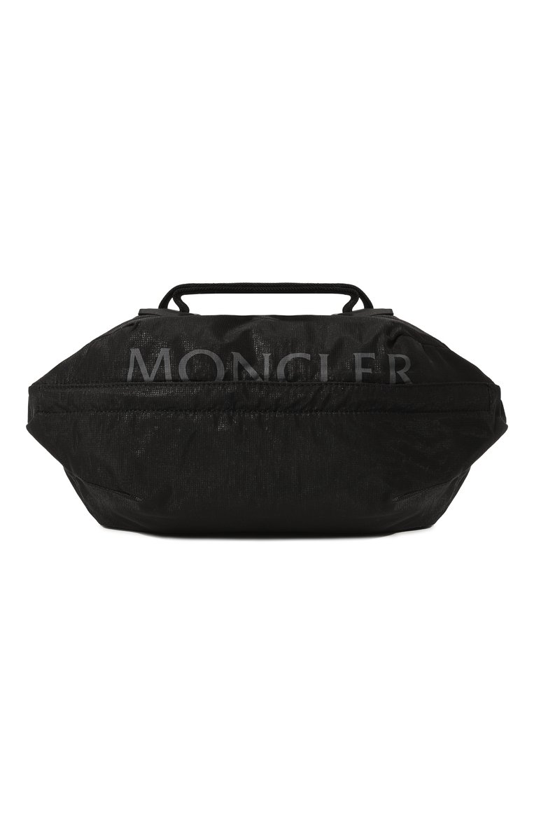 Мужская текстильная поясная-сумка MONCLER черного цвета, арт. I2-09A-5M00004-M3409 | Фото 1 (Размер: medium; Материал: Текстиль; Ремень/цепочка: На ремешке; Случай: Повседневный)
