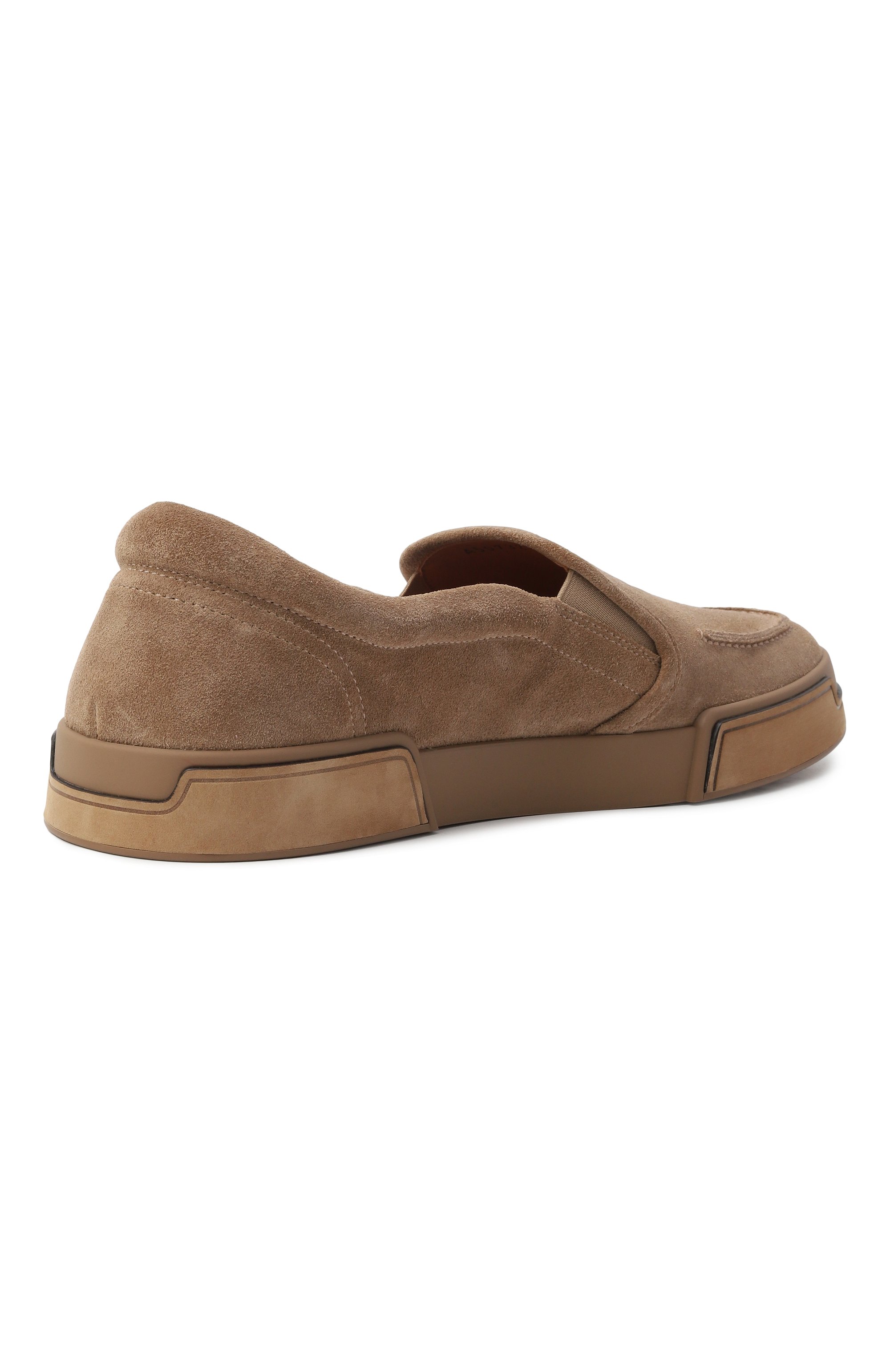 Замшевые слипоны DOLCE & GABBANA, арт. A50732/AT441, фото 5