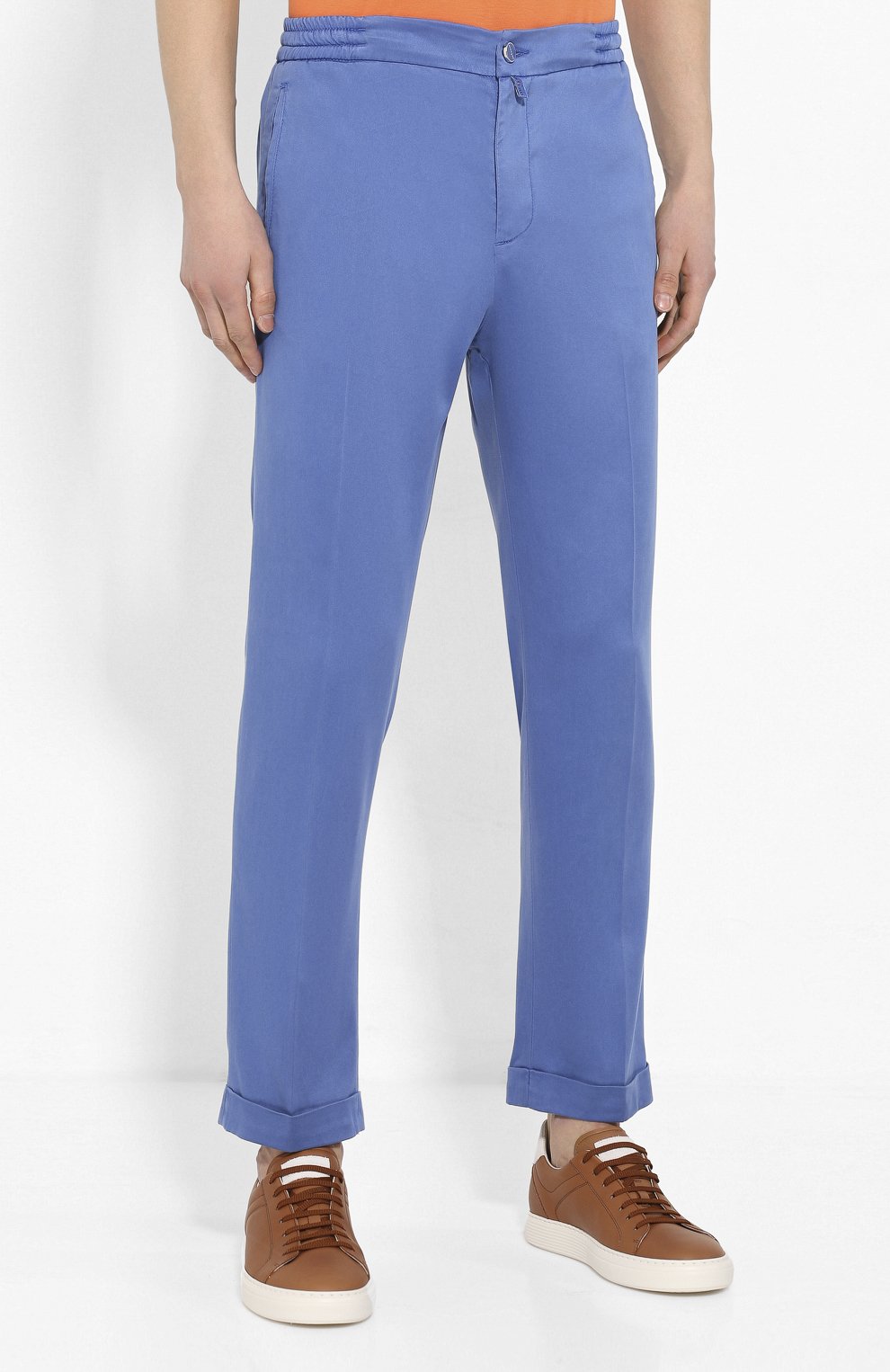 Льняные брюки KITON, арт. UFPLACJ07S40, фото 3