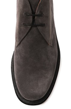 Мужские замшевые дезерты KITON серого цвета, арт. USSA212N0110804 | Фото 6 (Региональные ограничения белый список (Axapta Mercury): Не проставлено; Нос: Не проставлено; Мужское Кросс-КТ: Дезерты-обувь; Материал внешний: Замша, Натуральная кожа; Материал утеплителя: Без утеплителя; Материал внутренний: Натуральная кожа; Подошва: Плоская)