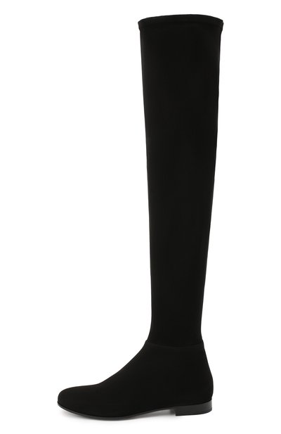 Замшевые ботфорты myren на низком каблуке JIMMY CHOO, арт. MYREN FLAT/DSD, фото 3