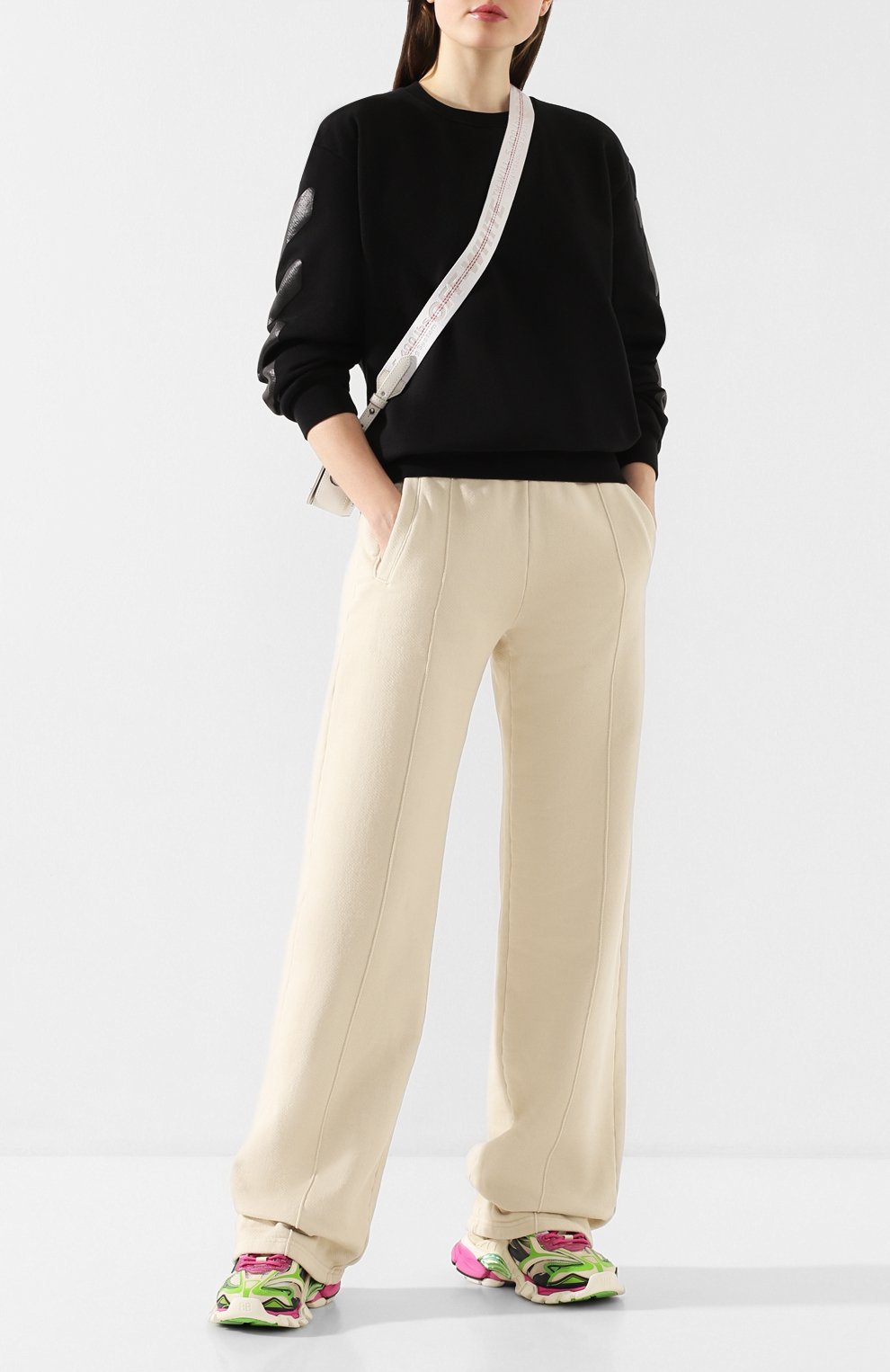 Хлопковые брюки OFF-WHITE, арт. 0WCH005R20F301294747, фото 2