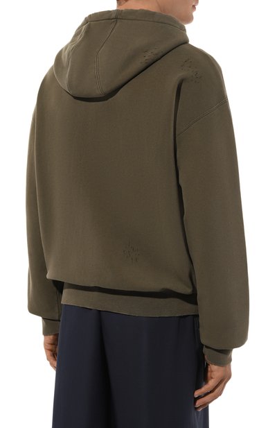 Хлопковое худи GIVENCHY хаки цвета по цене 128000 руб., арт. BMJ0LA3YGH, фото 4 Хлопковое худи GIVENCHY, арт. BMJ0LA3YGH, фото 4
