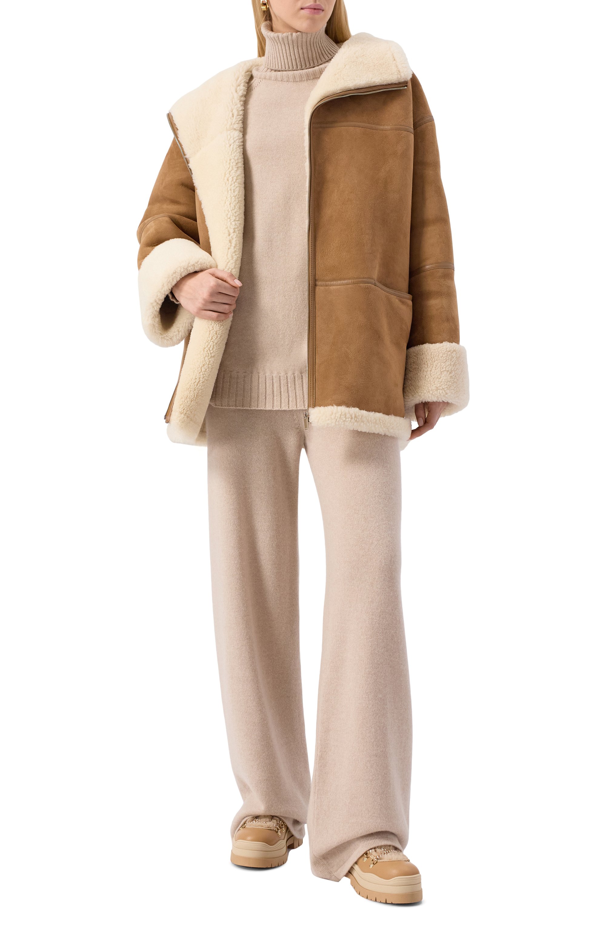 Кожаные ботинки arosa BOGNER бежевого цвета по цене 59450 руб., арт. 22544213, фото 2 Кожаные ботинки arosa BOGNER, арт. 22544213, фото 2