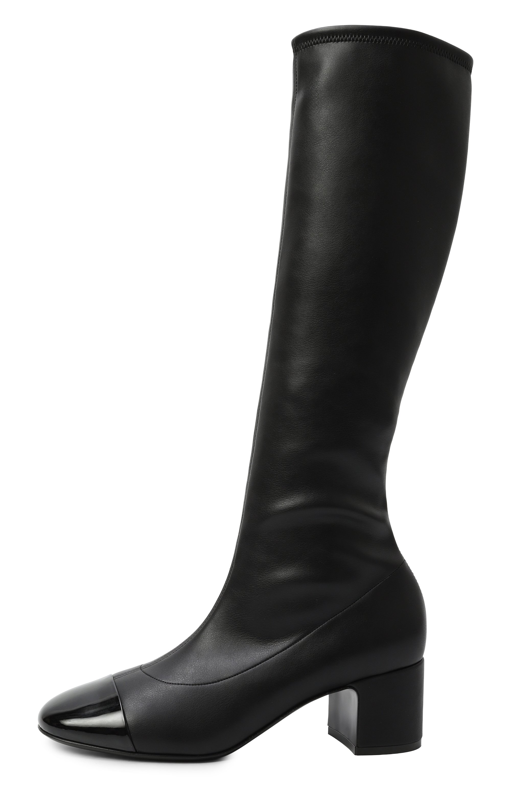 Сапоги nuova mun CASADEI черного цвета по цене 98850 руб., арт. 1S401A0501/T0440, фото 4 Сапоги nuova mun CASADEI, арт. 1S401A0501/T0440, фото 4