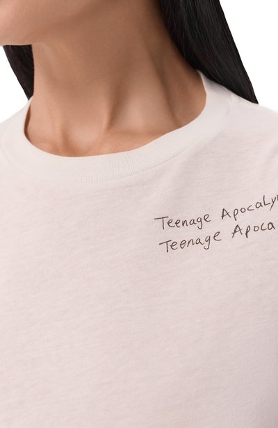 Хлопковый лонгслив ANN DEMEULEMEESTER, арт. B0014245/FA206, фото 5