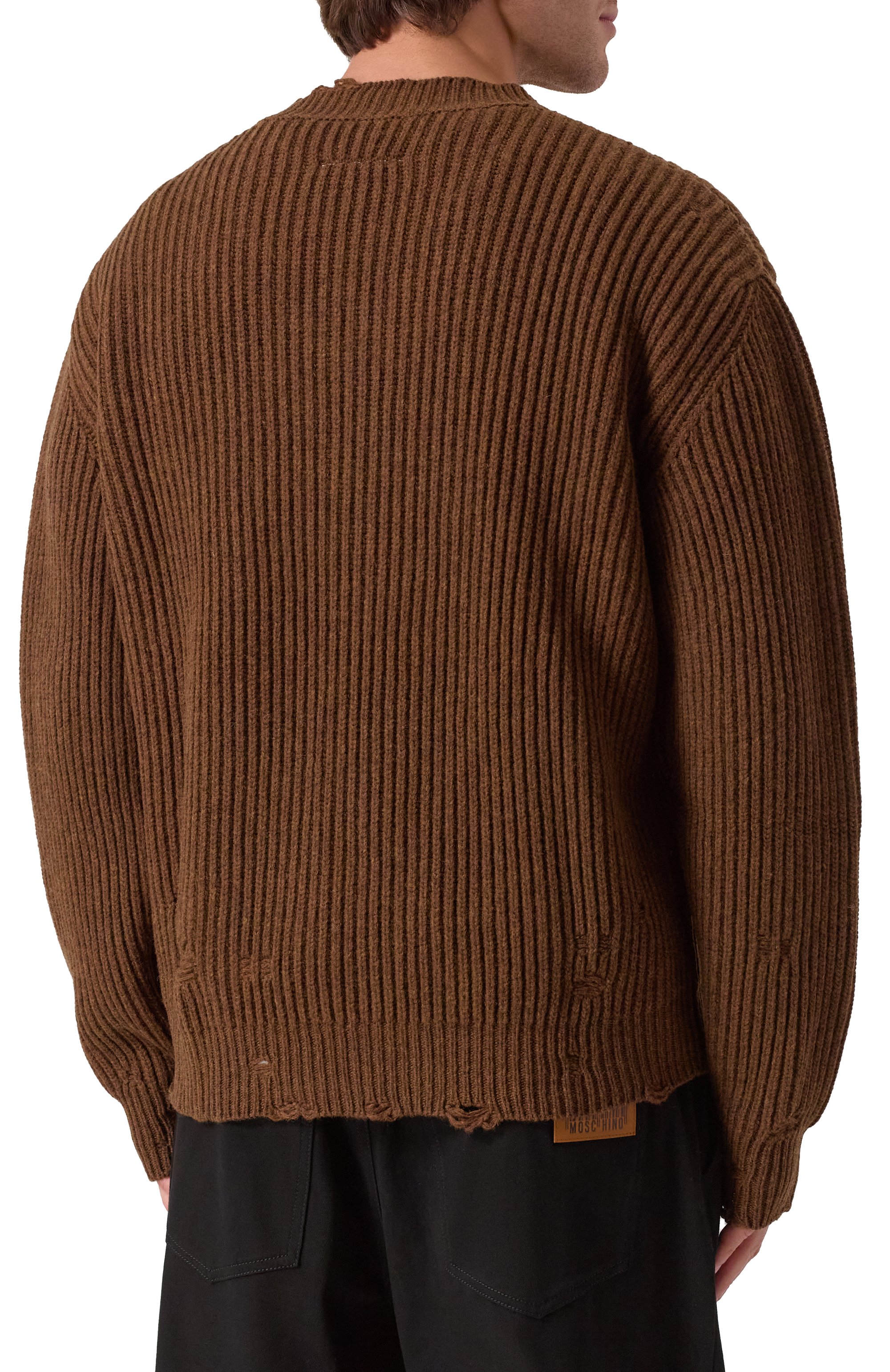 Шерстяной свитер MM6, арт. SH0HN0003/M13138, фото 4