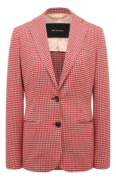 Женский жакет из шерсти и кашемира KITON, арт. D23501S0713802