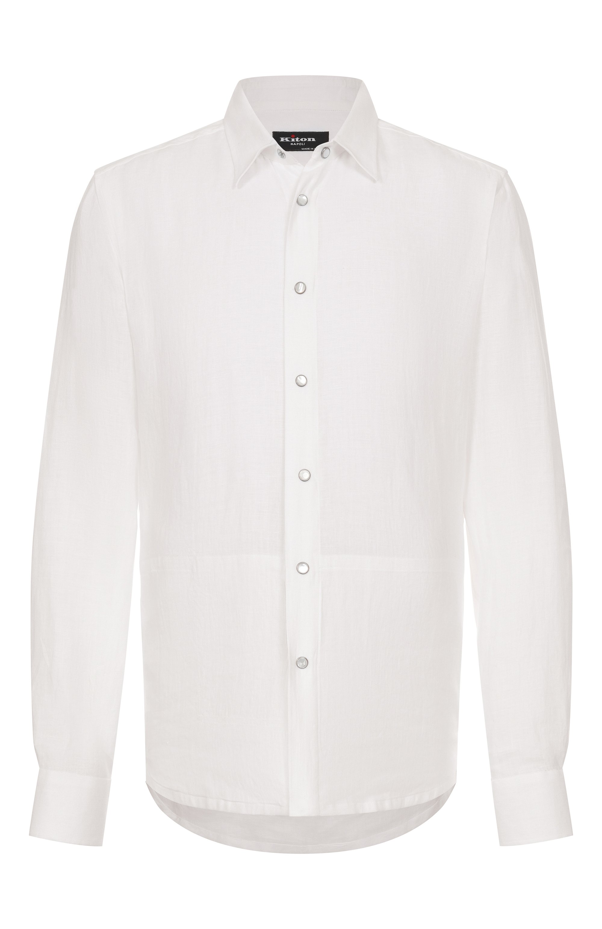 Льняная рубашка KITON, арт. UMCBUBAH0928601, фото 1