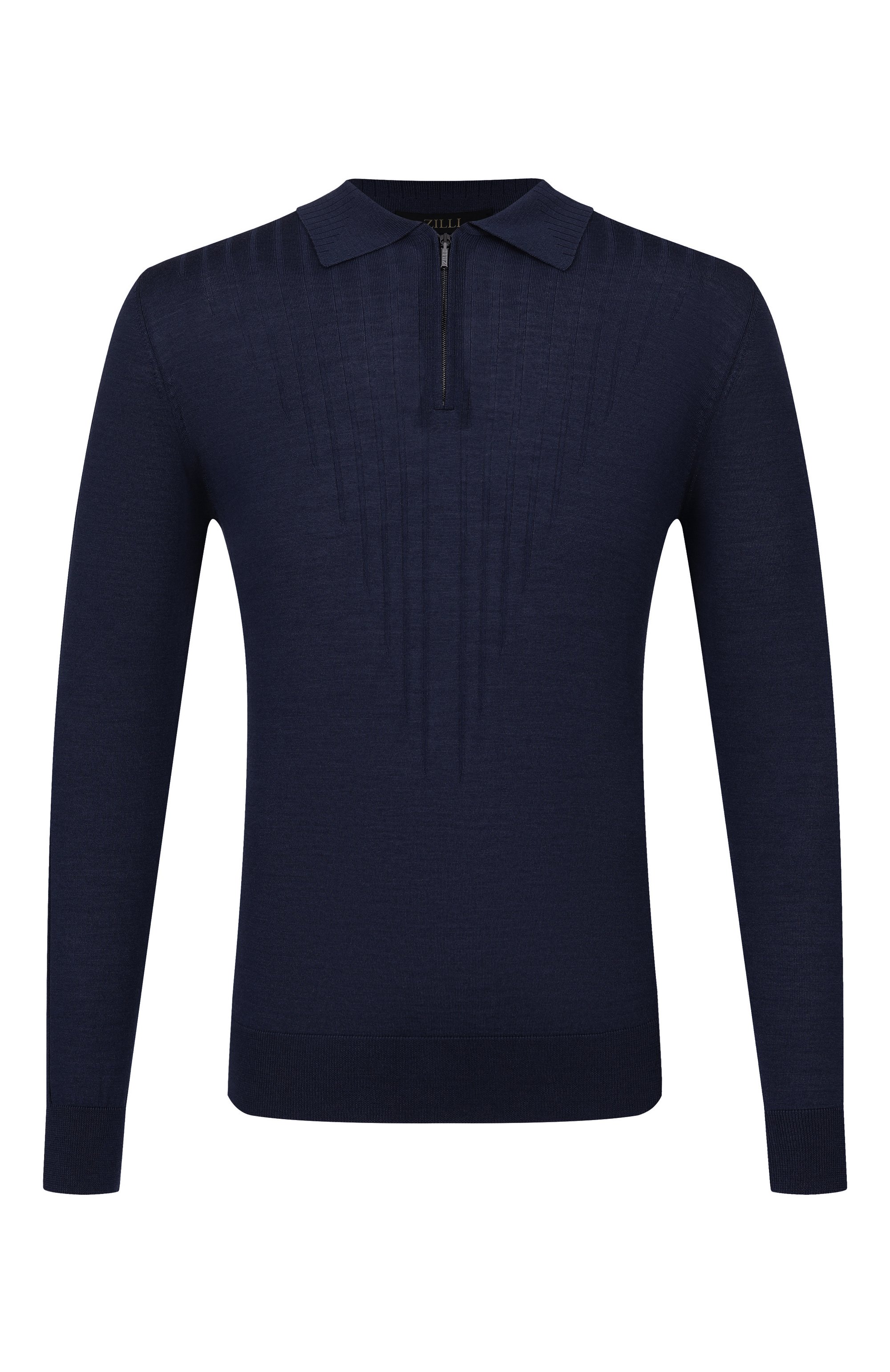 Поло из шерсти и шелка ZILLI, арт. KZP001M0230VZRD00, фото 1