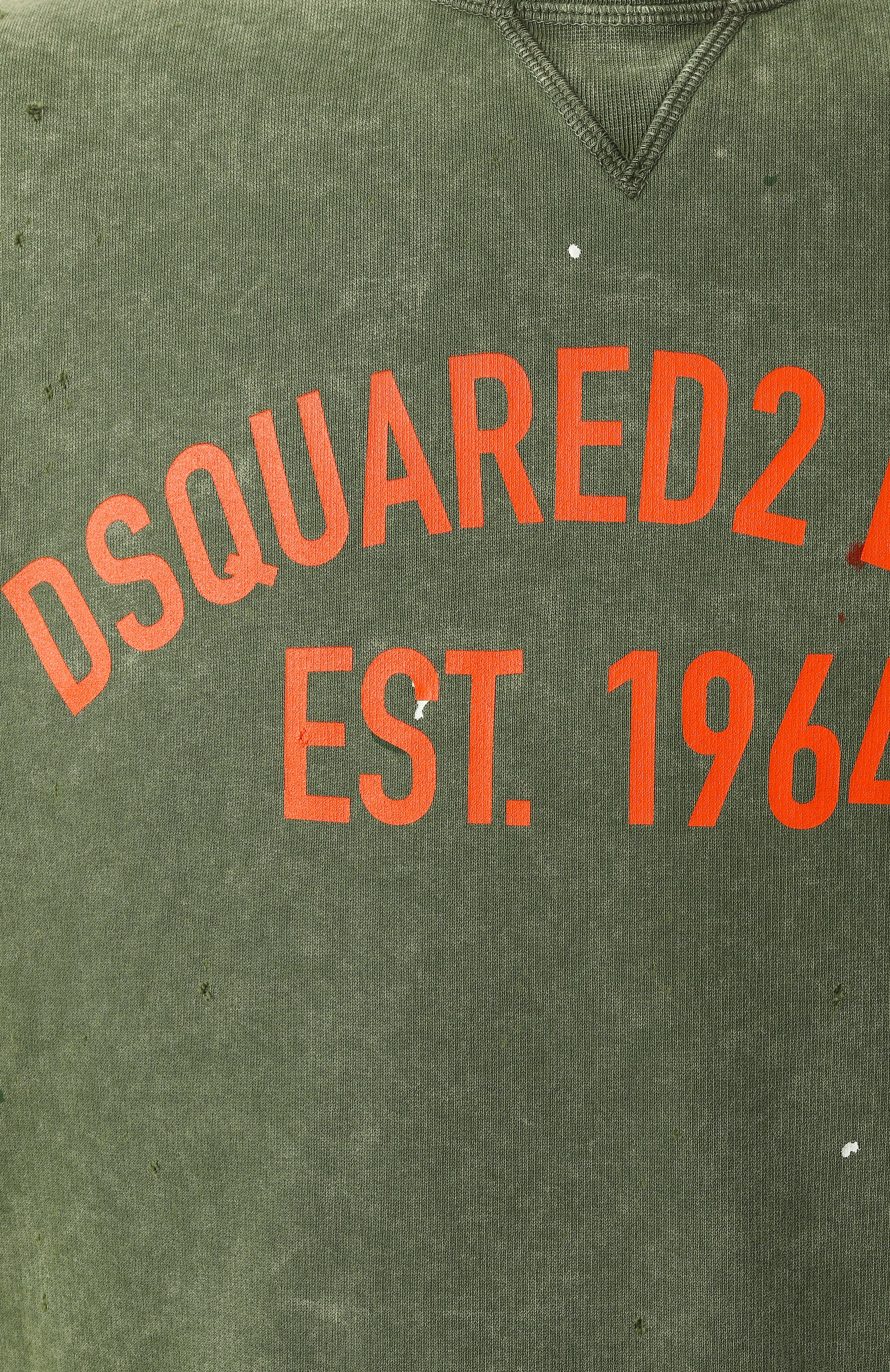 Хлопковый свитшот DSQUARED2, арт. S74GU0847/S25030, фото 6