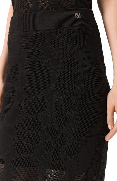 Юбка из вискозы и хлопка HUGO, арт. 50538225, фото 5