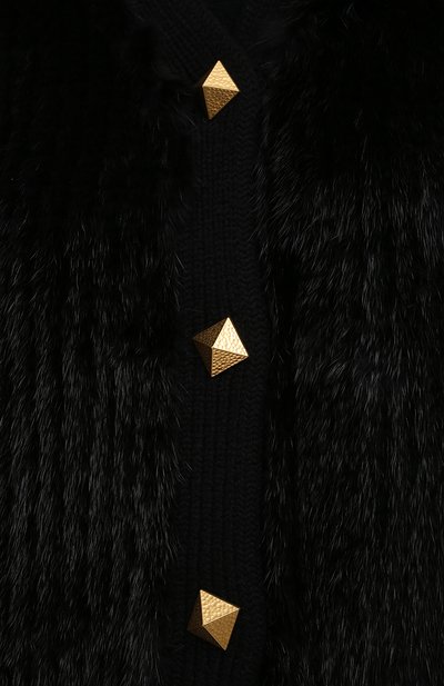Кардиган из меха норки VALENTINO, арт. VF3FBM80TDK, фото 5