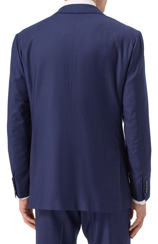 Шерстяной костюм Kiton UA81K0101E15 Синий  UA81K0101E15 Фото 5