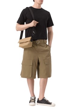 Мужская сумка utility medium JIL SANDER бежевого цвета, арт. J49WG0015-P6647 | Фото 7 (Размер: small; Материал: Текстиль; Ремень/цепочка: На ремешке)