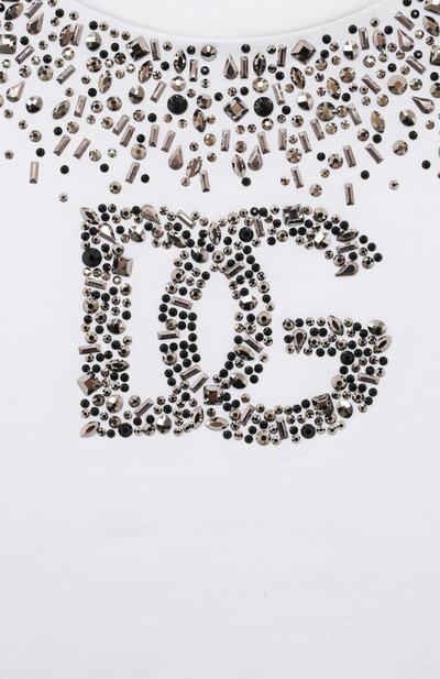 Хлопковая футболка DOLCE & GABBANA, арт. L5JTMD/G7K2V/8-12+, фото 3