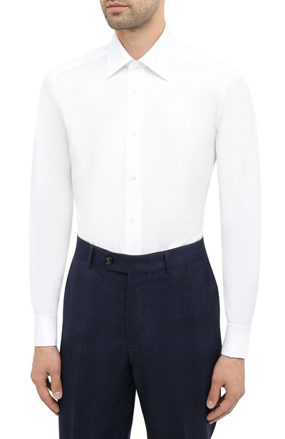 Хлопковая сорочка ZEGNA, арт. 804080/9MS4PA, фото 3