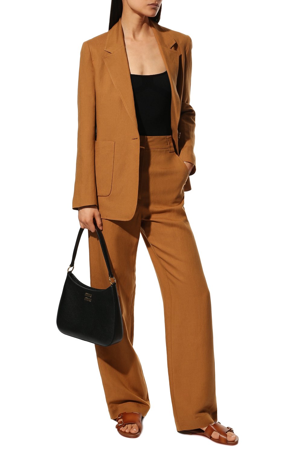 Кожаные шлепанцы SANTONI, арт. WHPF70071HA1TLGAC50, фото 2