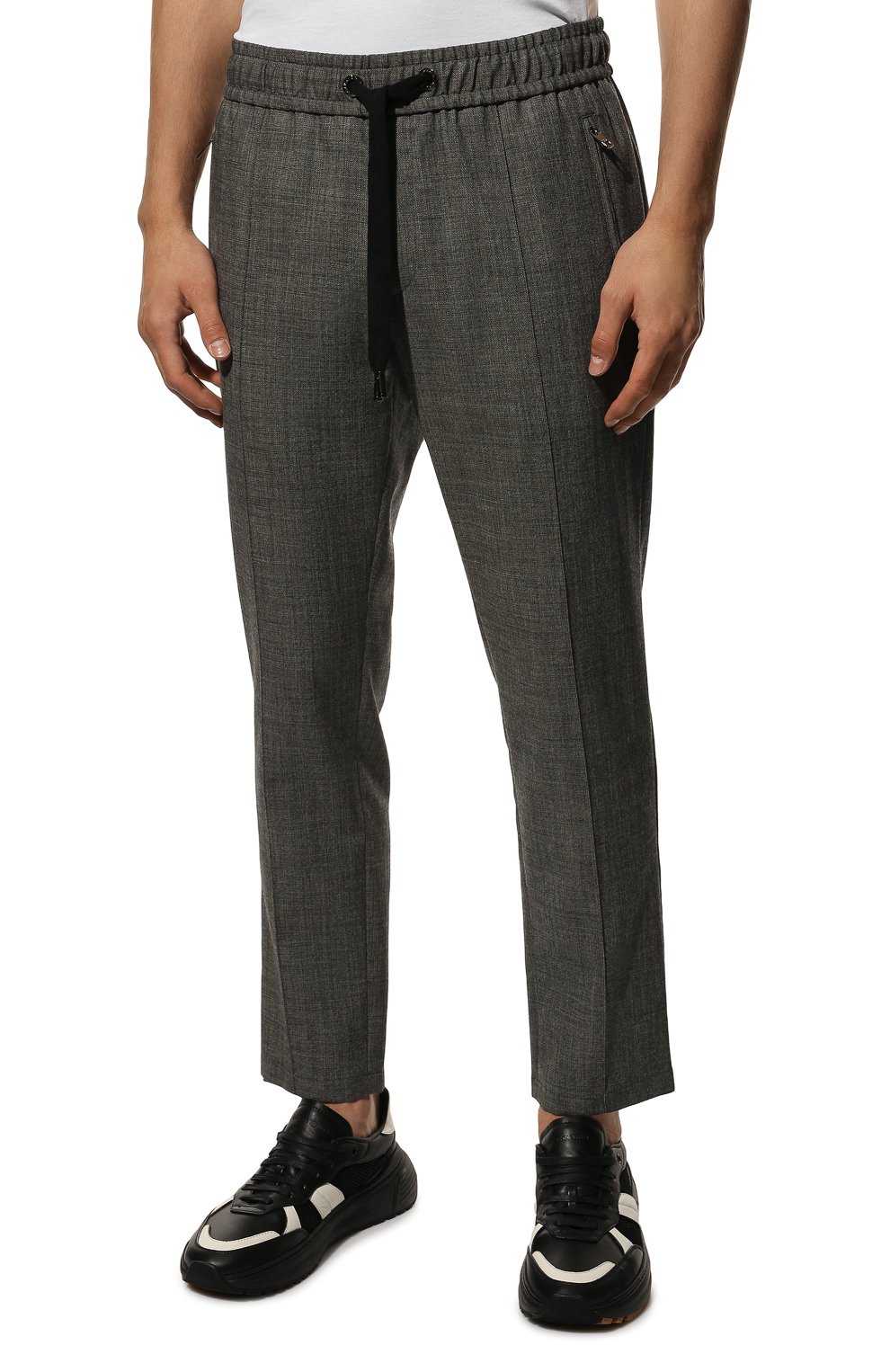 Брюки из шерсти и хлопка DOLCE & GABBANA, арт. GYACET/FUCDJ, фото 3