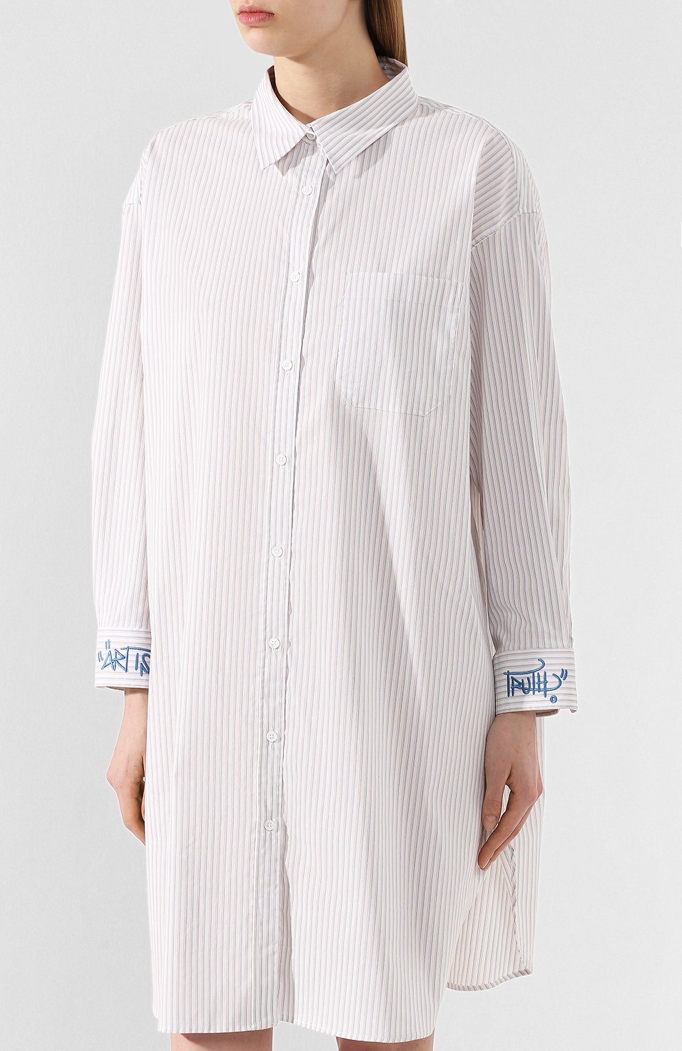 Хлопковое платье ZADIG AND VOLTAIRE бежевого цвета по цене 27750 руб., арт. SJCB0401F, фото 3 Хлопковое платье ZADIG AND VOLTAIRE, арт. SJCB0401F, фото 3