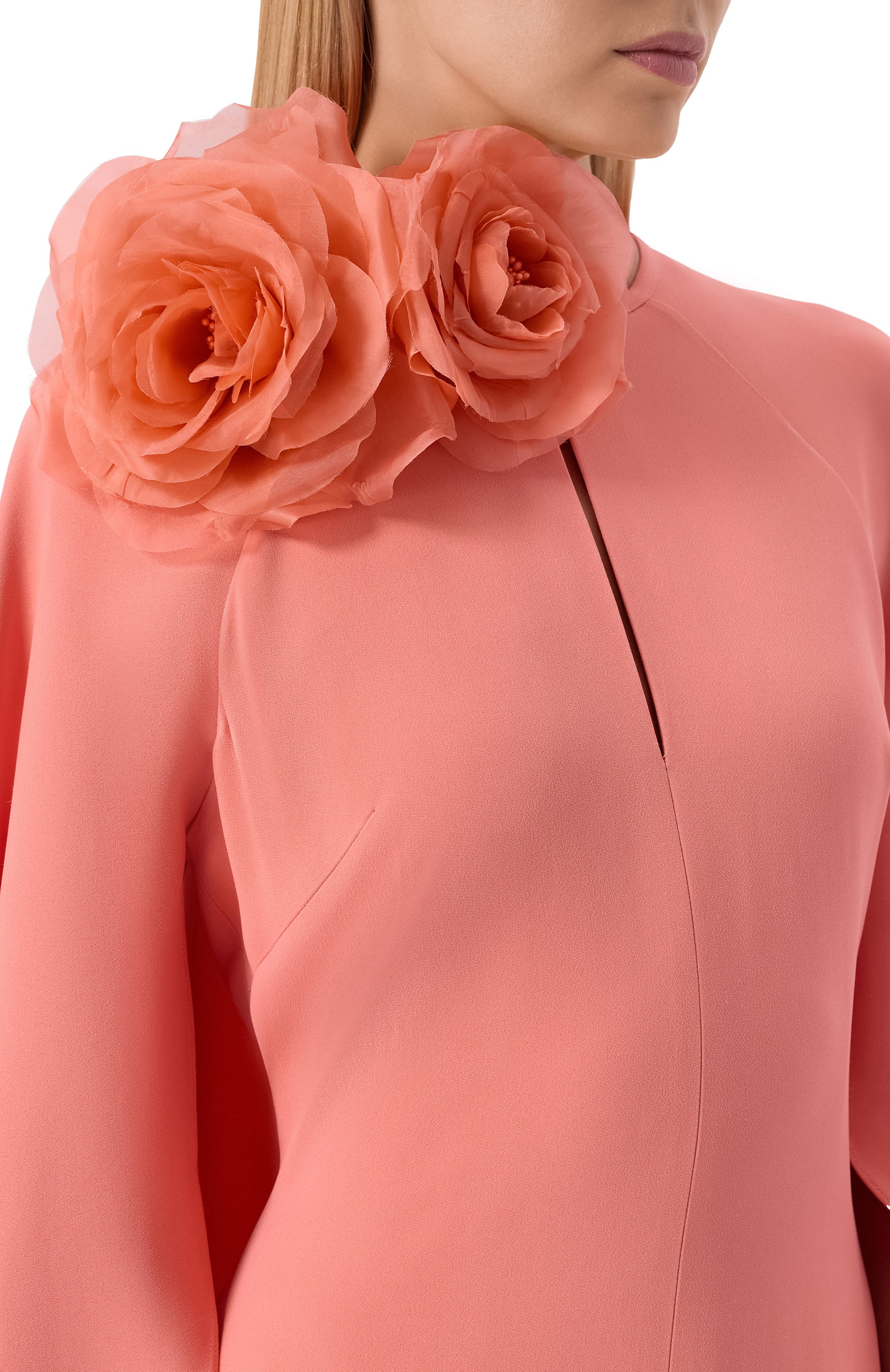 Платье из вискозы и шелка ELIE SAAB, арт. D1099ARC26/CD023, фото 4