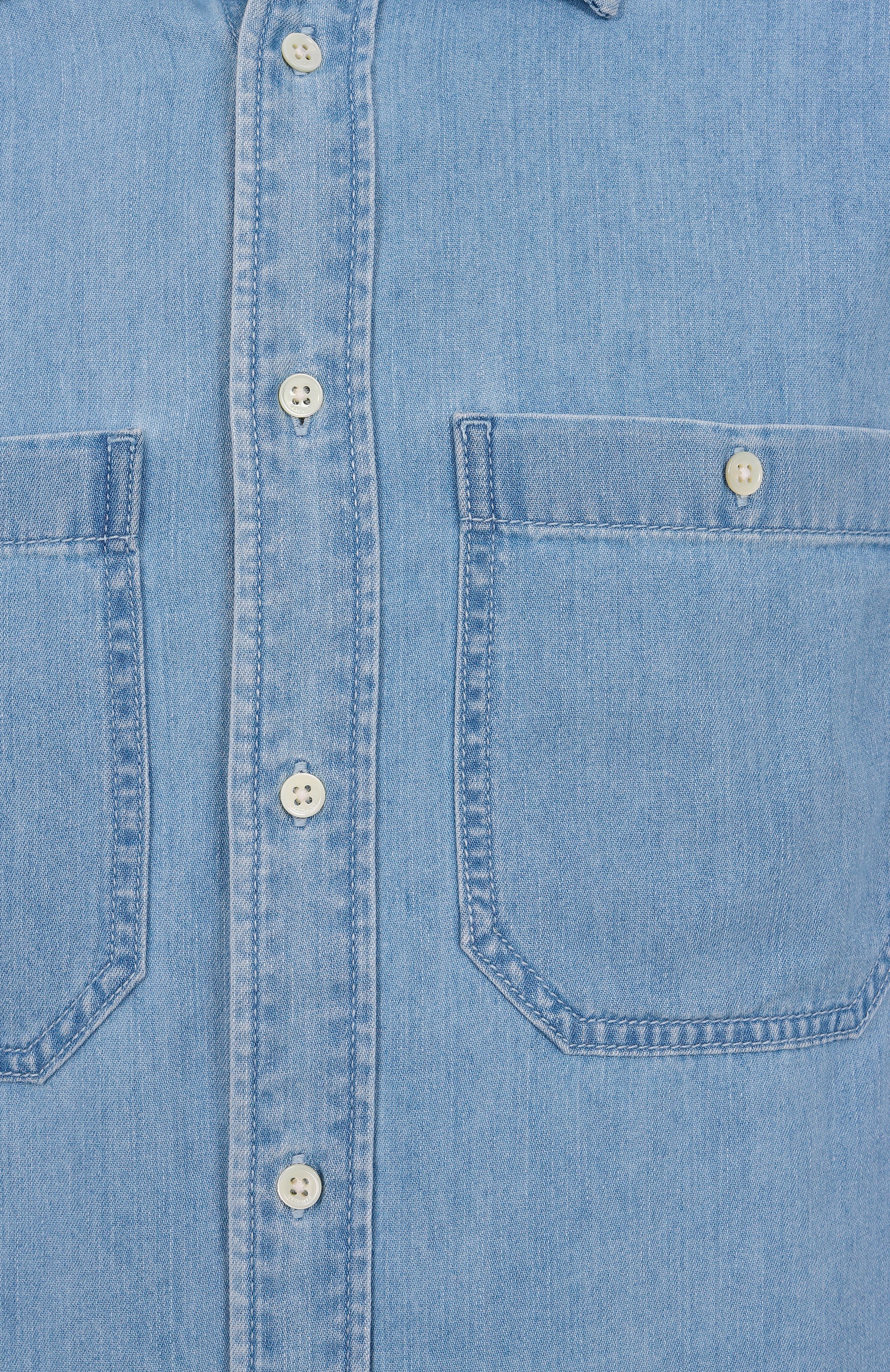 Джинсовая рубашка 12 STOREEZ, арт. 129893, фото 6