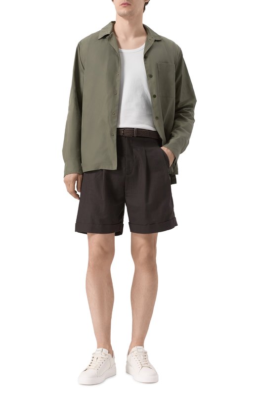 Хлопковая майка Dries Van Noten 251-021105-1600 Белый  251-021105-1600 Фото 2