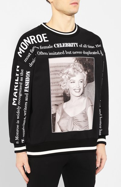 Хлопковый свитшот DOLCE & GABBANA, арт. G9QL1Z/G7VQY, фото 3