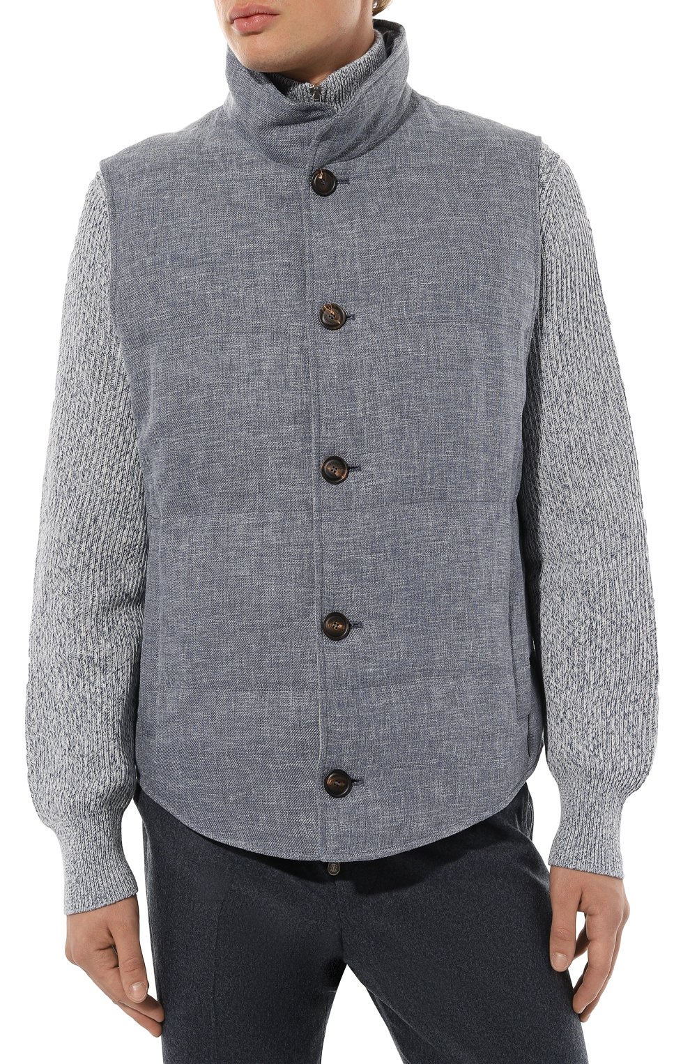 Пуховый жилет BRUNELLO CUCINELLI, арт. MD4951852, фото 3