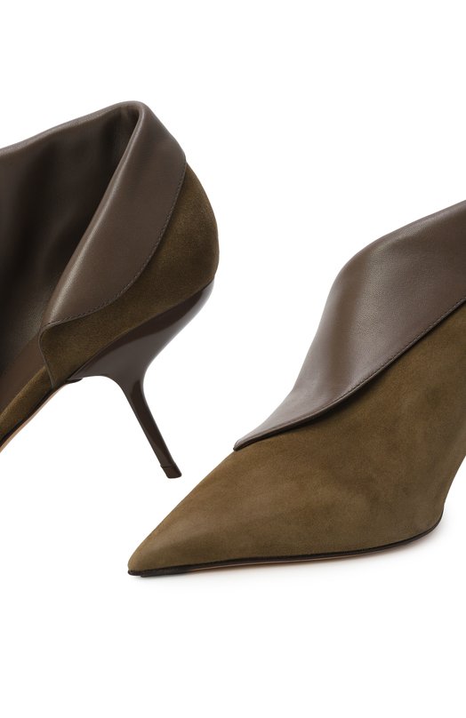 Замшевые туфли Eva 85 Ferragamo 01J875/784092 Хаки  01J875/784092 Фото 7